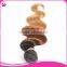 Competitive price 100% human hair wholesale hair piece, fashionable three tone body wave brazilian hair piece