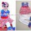 conice remake summer cotton wholesale children boutique outfit