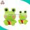 OEM custom cheap stuffed plush frog animal baby toy