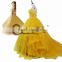 Movie Beauty and the Beast Princess Belle Dress For Adult Women Halloween Carnival Party Cosplay