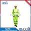 Portable reflective raincoat with pockets for biking
