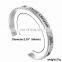 Hand stamped and custom stamped word bangle and inspiration cuff