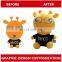 Factory direct stuffed picture custom plush toy for business gifts