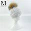 Headband Warm Fur Pom Pom Hat Wholesale Baby Knitting Crochet Hat