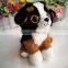 Made in China TY branded furry big eyed Police dog china factory plush toys