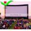 Outdoor and indoor family used inflatable rear projection screen