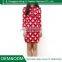 High end retro printing big lapels Knitted Cotton dress temperament Slim Casual Dresses