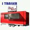Baoju mobile fiberglas concession food trailer kiosk