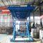 7LSJG Jinan SevenLift 1 ton one floor manual stationary hydraulic single scissor lift table platform