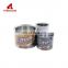 Chinese Factory Hot Sale white round empty plastic buckets various sizes tin box solvent can