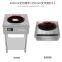 Commercial induction cooker concave high power electric fryer restaurant 8000w stir fry induction cooker with shelf