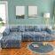 L Shaped Chaise Longue Silpcover Set Geometric Couch Cover Elastic Sofa Cover for Living Room Pets Corner