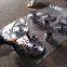 Production of alloy high pressure target plate device