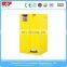 Anti - Explosion Flammable Safety Cabinet , Yellow Two Lock Steel Lab Furniture