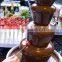 commercial electric mini chocolate fountain with factory price for party