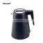 Honeyson new 5 star hotel supplies luxury black 0.8L cordless electric kettle