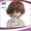 short cute dark brown bob doll wigs for sale