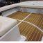 Hot sell NEKEKE light Brown and White Lines mat form China synthetic teak deck flooring