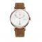 stainless steel mechanical watches man fahion genuine leather automatic Watch