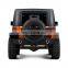 4x4 offroad New design Auto parts black steel rear bumper for Jeep Wrangler JK