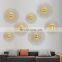 Nordic Metal Round Sun Flower Thin Metal Tube Wall Lamp LED Decorative Wall Lamp For Home