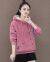 Fleece and heavy hoodie for lady's new lamb wool hoodie double-sided cashmere European coat