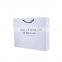 White Cardboard Paper Bag Luxury Shopping Bag Offset Printing Handling Clothing Packaging Bag