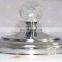 Glass Jar Silver Decor Acrylic Cookie Candy Weed Wholesale Mason Luxury Crystal Storage Bottles Jar Glass Containers With Lid