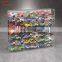 Pmma Large Capacity Toy Organizer Scale Race  Car Model Clear Acrylic Display Shelf