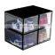 Drop Front Stackable Shoe Box magnets sneaker crates 2021 Acrylic wholesale  Shoe case custom Clear Transparent Sneaker box