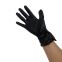 Disposable blue nitrile vinyl synthetic gloves blend gloves