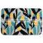 Lemon Design Soft Non Slip Absorbent Flocking Carpet Home Living Door Mat Microfiber Bath Floor Mat with TPR Backing