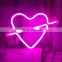 LED Neon Light Love Heart Lips Shape Wall Mounted LED Decorative Led Channel Letter Logo Sign Led Neon Lights Custom Neon Sign
