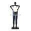 Humanoid Abstract Resin Sculpture Landscape Decoration Floor Lamp Light