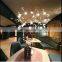 Post Modern Tree Leaves Pendant Lamps Nodric Branches Design Leaf LED Chandelier Sputnik Firefly Hanging Lights