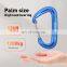 JRSGS Carabiner Clips Aluminium Snap Hook 12kn Ultra-light Locking Climbing Carabiner Customized 7075 Aviation Aluminum 80*48 MM