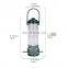Best Selling Outdoor Hanging Plastic Transparent Tube Bird Feeder for Seeds