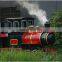 Adult and kids family rides outdoor steam sightseeing tourist track park train for sale