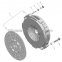 Other performance parts good quality bus body parts bus spare parts DS380C2 Clutch cover
