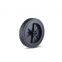Rubber Wheel Steering Light Duty Black Office Polyurethane Casters