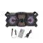 2023 sell well wireless 4-inch*2 speaker 10W power bluetooth speaker with remote control for outdoor