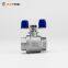 [RUOTENG]  Wenzhou Valve Manufacturer Industrial Stainless Steel BSP BSPT 2PC Butterfly Handle Ball Valve
