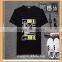 2016 new fashion design tee shirts with textile cotton yarn o-neck new printing style