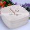 Natural round shape mini wooden bark box wood cheese box wholesale