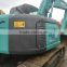 low profile used excavator kobelco 135SR for cheap sale in shanghai