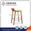 2015 new design wholesale hotel coffee chair bar chair with PU leather