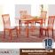 Made in China tea color dining table set for restaurant