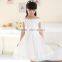 New Summer Children Clothes Wedding Dress Teen Girl Princess Dress Bridal Sling Lace Dress