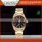 2016 New Promotional Gold Plated Men Quartz Wrist Watch Chenxi Brand Watch