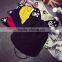 Unique Printed Cat Ear Decorated Polar Fleece Inside Twisted Knitting Women Girls Hat
